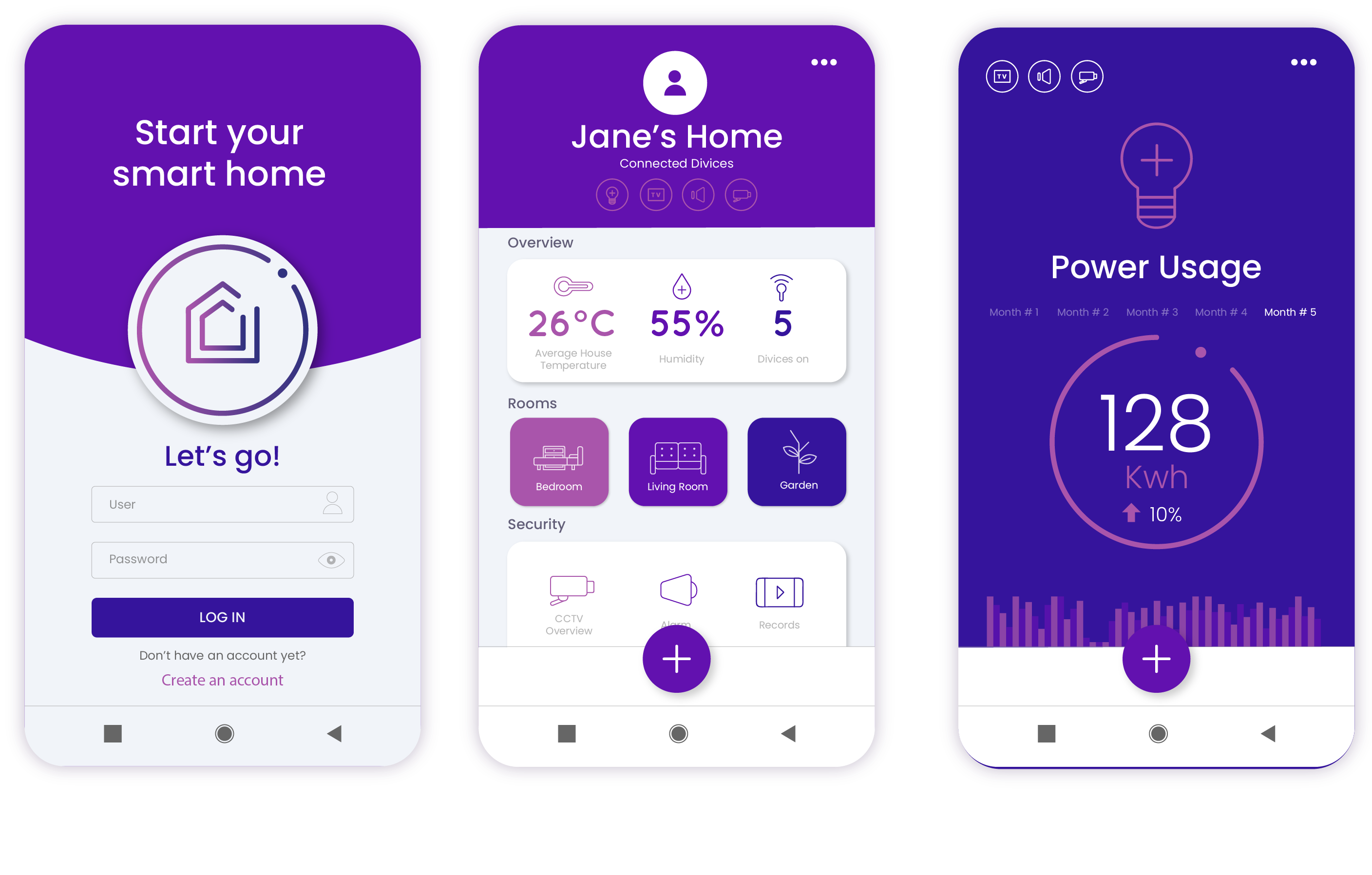 Mobile app interface illustration.
