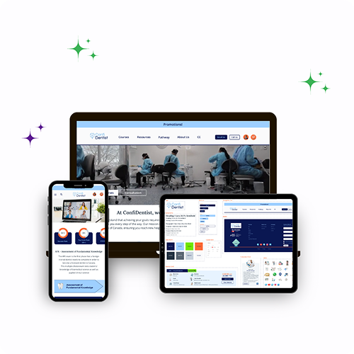 Confi Dentist website preview
