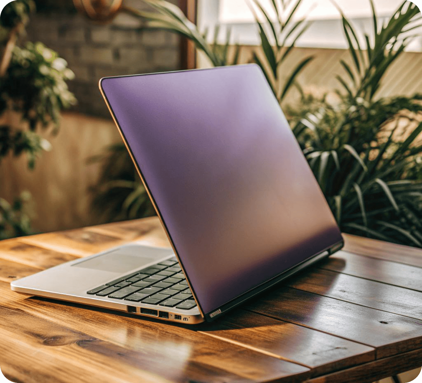 Laptop on a desk for affordable website solutions.